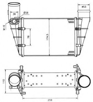 Интеркулер, NRF, 30127A